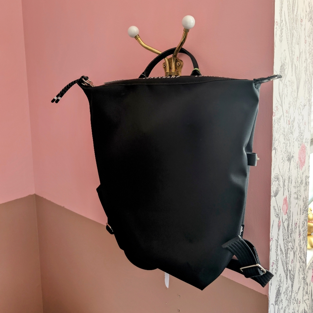 Le Pliage Energy L Backpack - Black - Recycled canvas